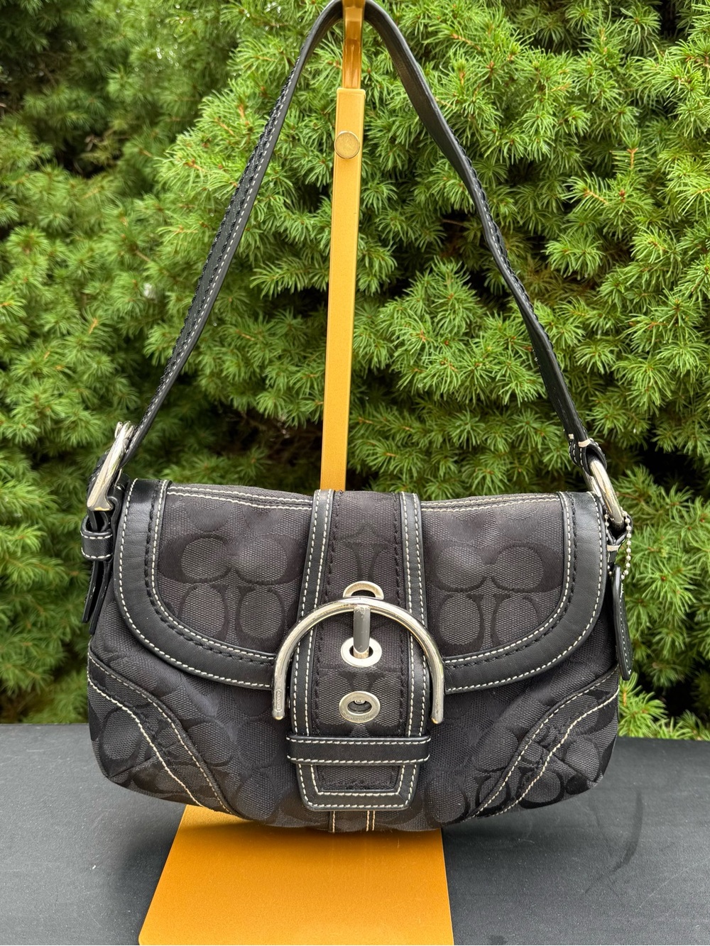 Coach Vintage Soho Signature Buckle Shoulder Bag (10296)